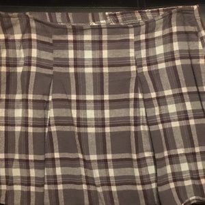 Plaid mini skirt, light and comfortable
